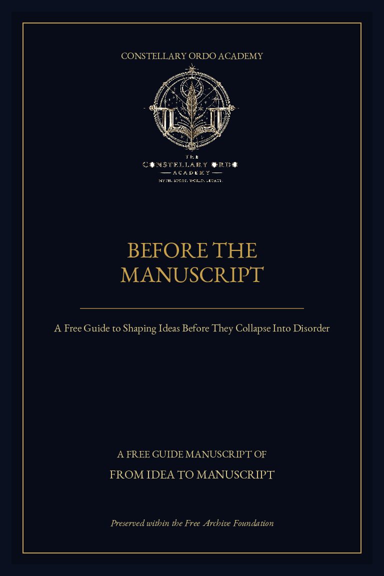 BEFORE THE MANUSCRIPT
