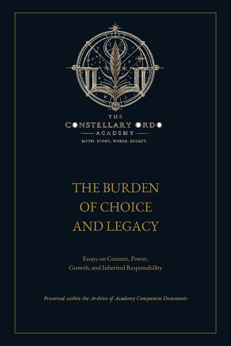 THE BURDEN OF CHOICE AND LEGACY