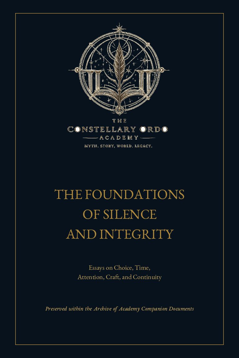 THE FOUNDATIONS OF SILENCE AND INTEGRITY