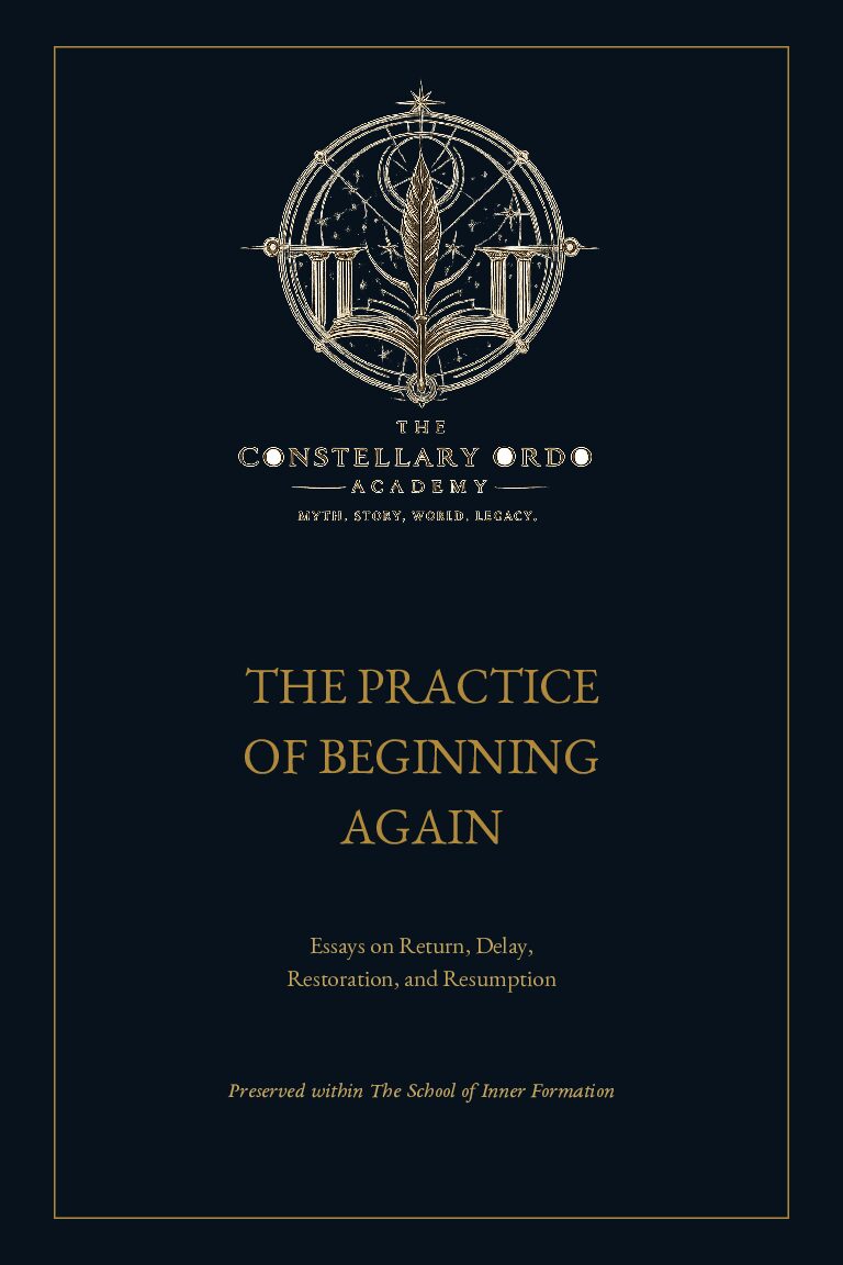 THE PRACTICE OF BEGINNING AGAIN