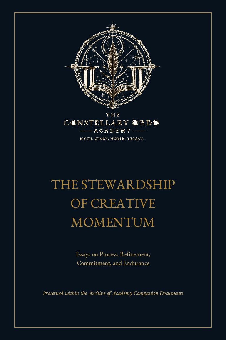 THE STEWARDSHIP OF CREATIVE MOMENTUM